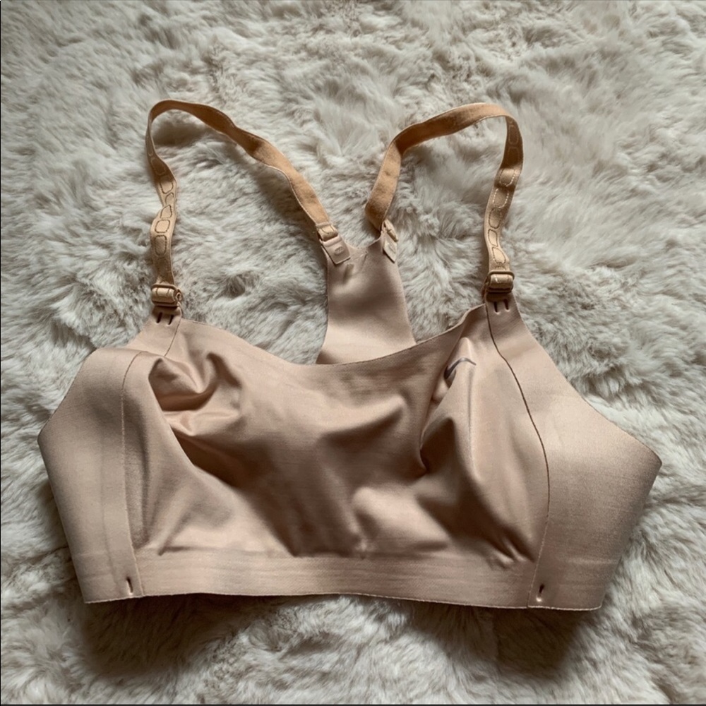 EUC Nike Dri-Fit Nude Sports Bra Size A34
